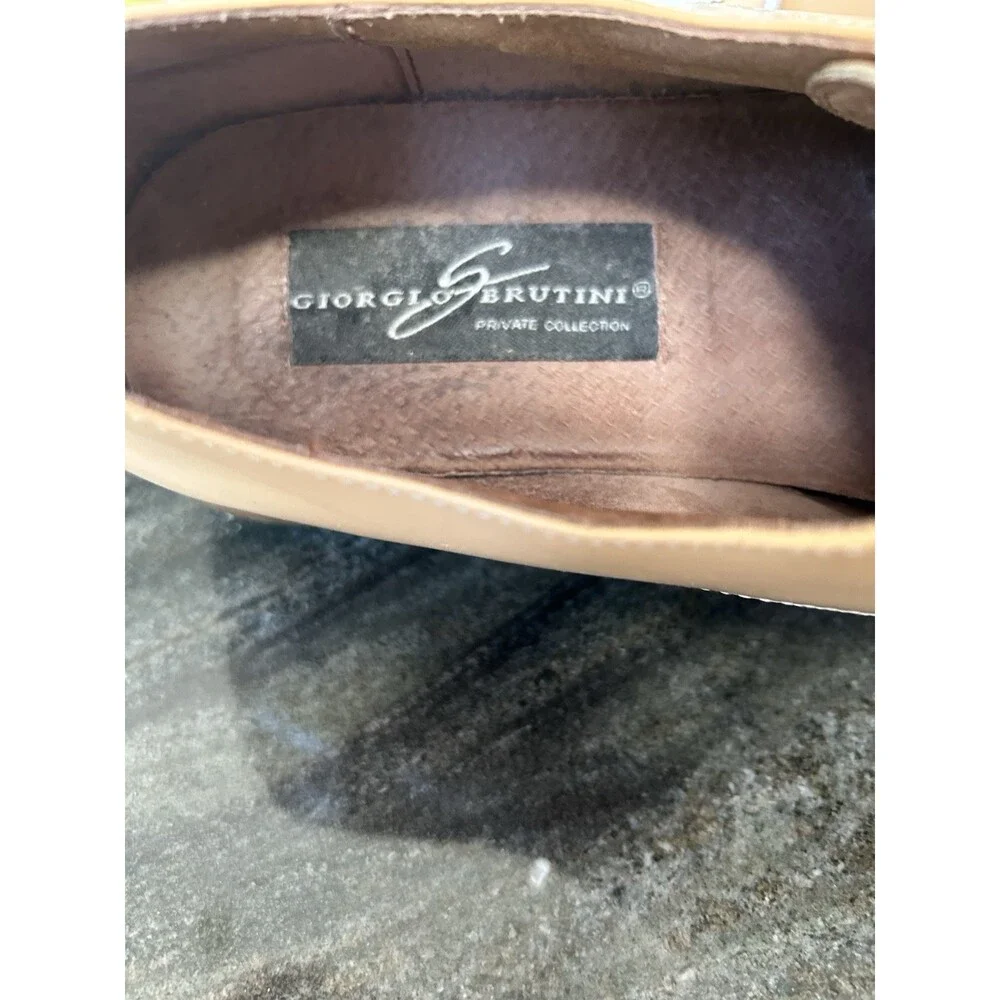 GIORGIO BRUTINI   Leather Shoe Sz 12 Vintage, Two Tone